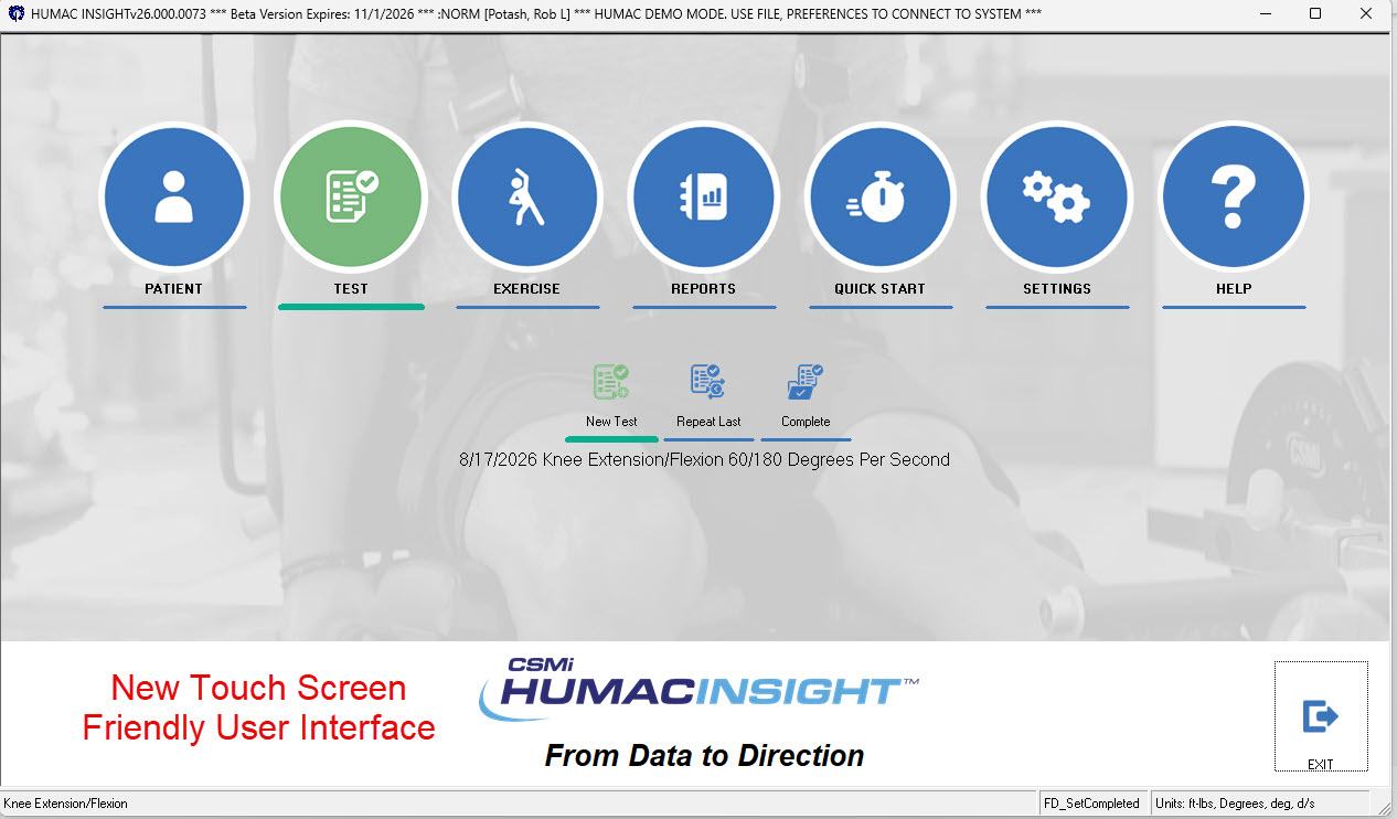 Main Menu